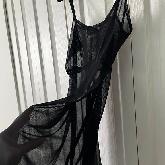 Sheer Black Slip dress - Picture 3 of 10